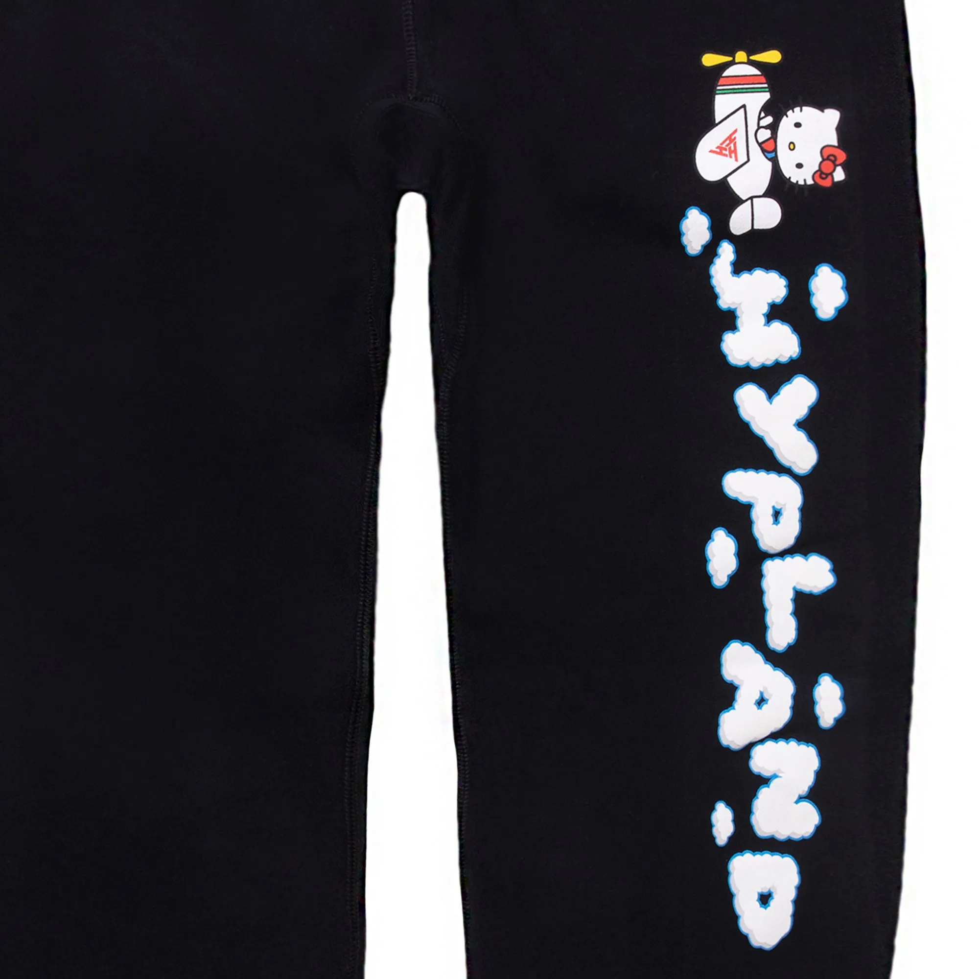 HELLO KITTY CLOUDS SWEATPANTS (BLACK)