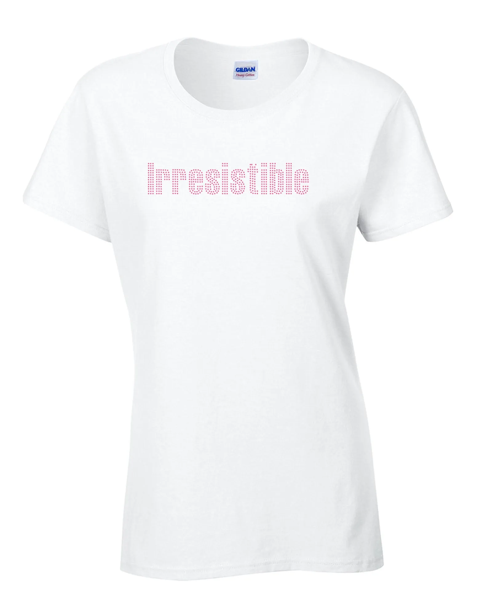 Irresistible Rhinestone Self Expression T Shirt