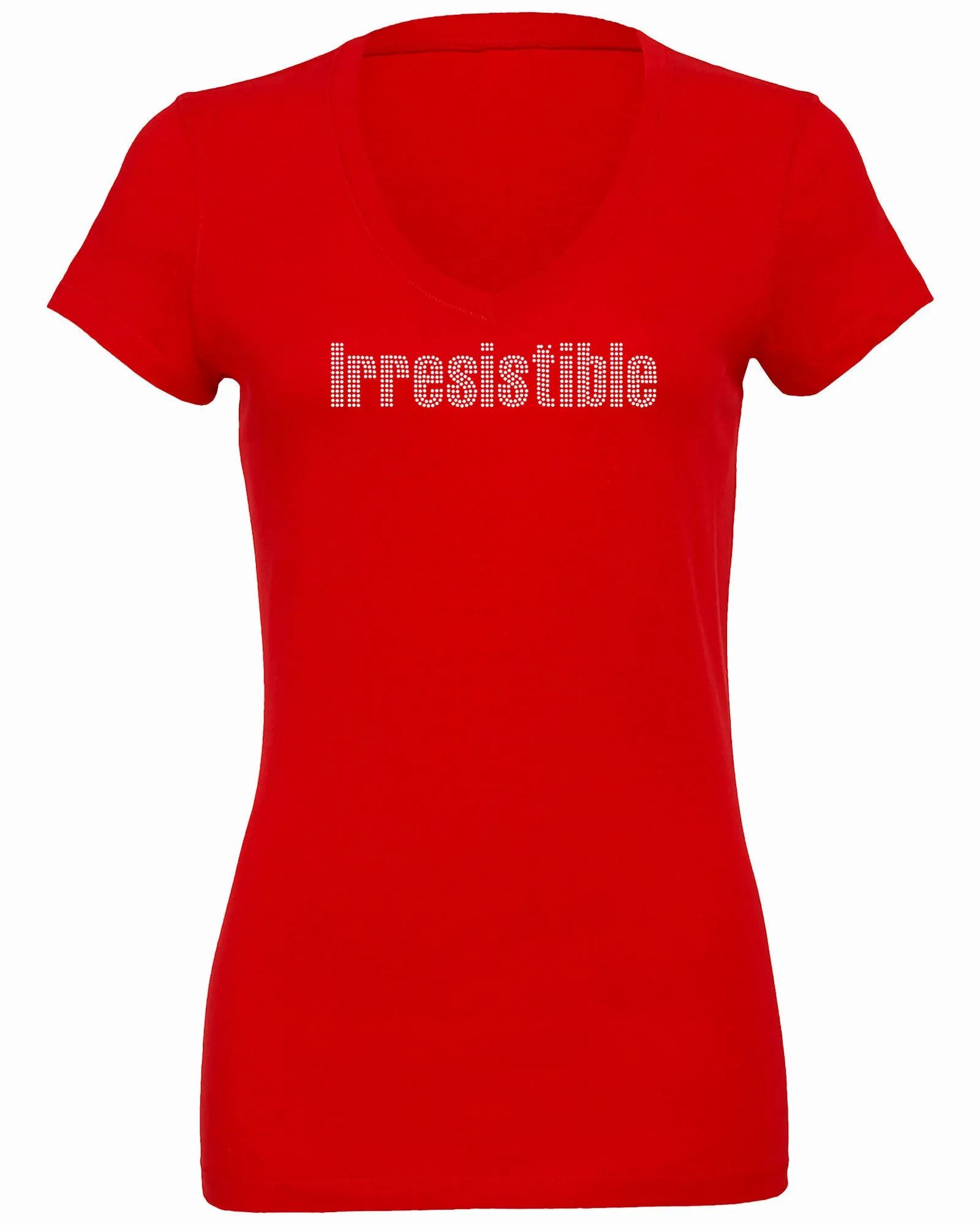 Irresistible Rhinestone Self Expression T Shirt