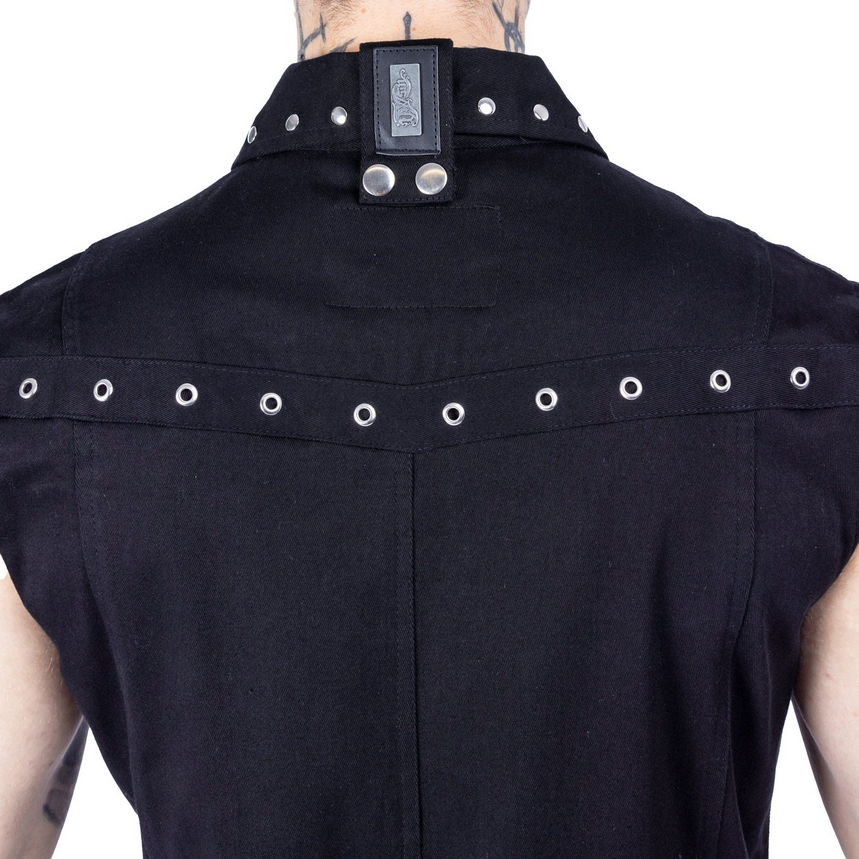 ISAIAS VEST - BLACK