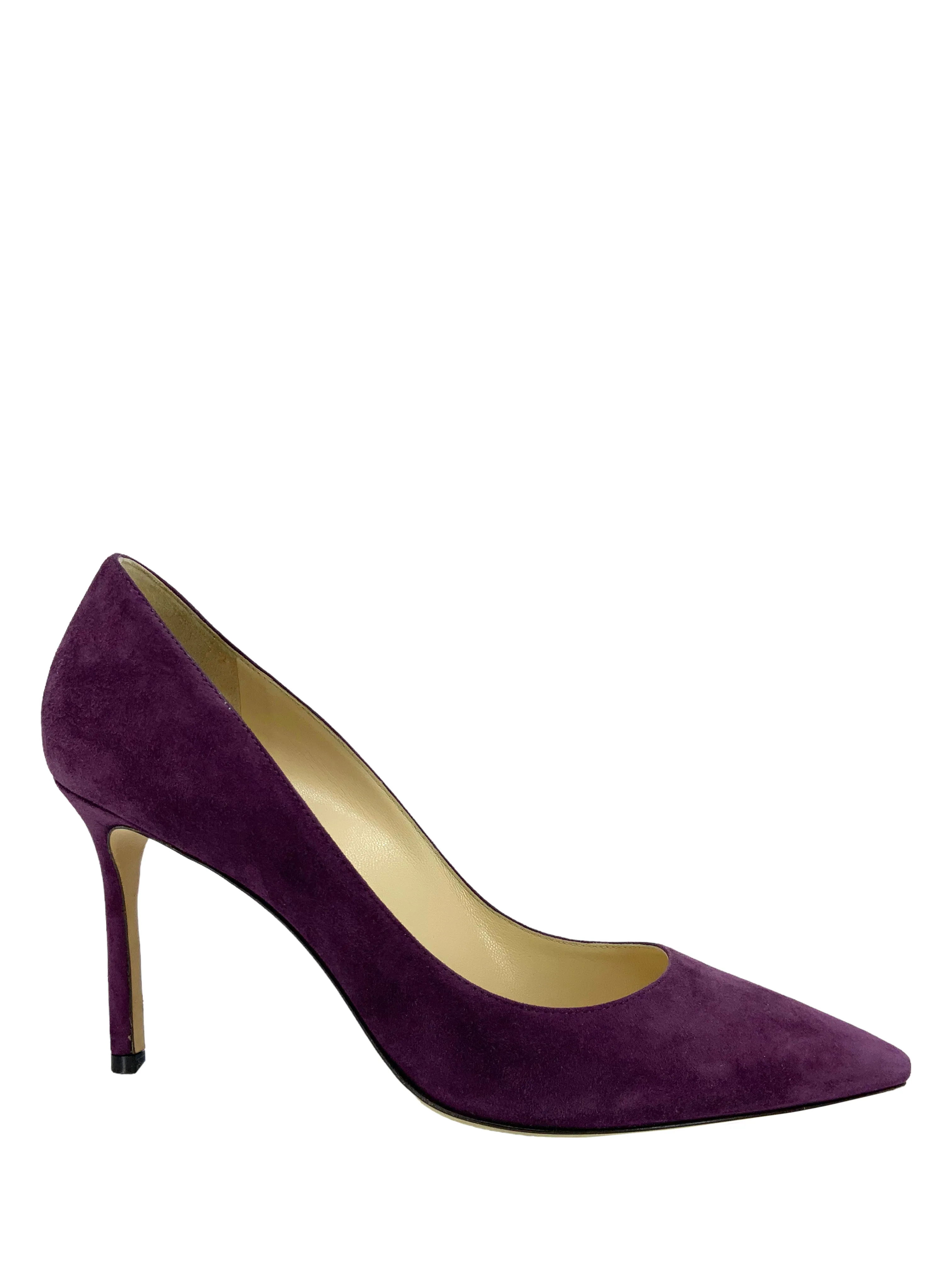 Jimmy Choo Romy 85 Suede Pumps Size 10