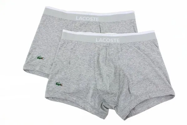 Lacoste Men's 2-Pc Colours Collection Stretch Solid Trunks Underwear