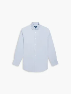 Light Blue Oxford Slim Fit Button Down Collar Casual Shirt