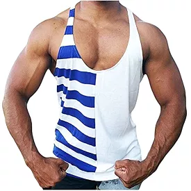 Male Singlet Fitness Sportwear Jogging Running Vests S1831040