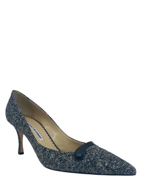 Manolo Blahnik Tweed Pumps Size 9.5