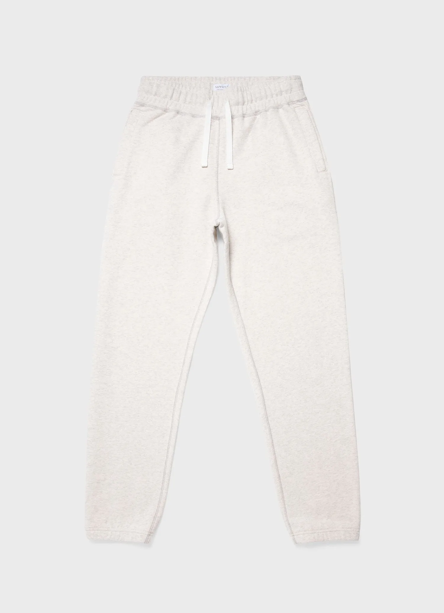 Men's Fleeceback Sweatpants in Archive White Melange