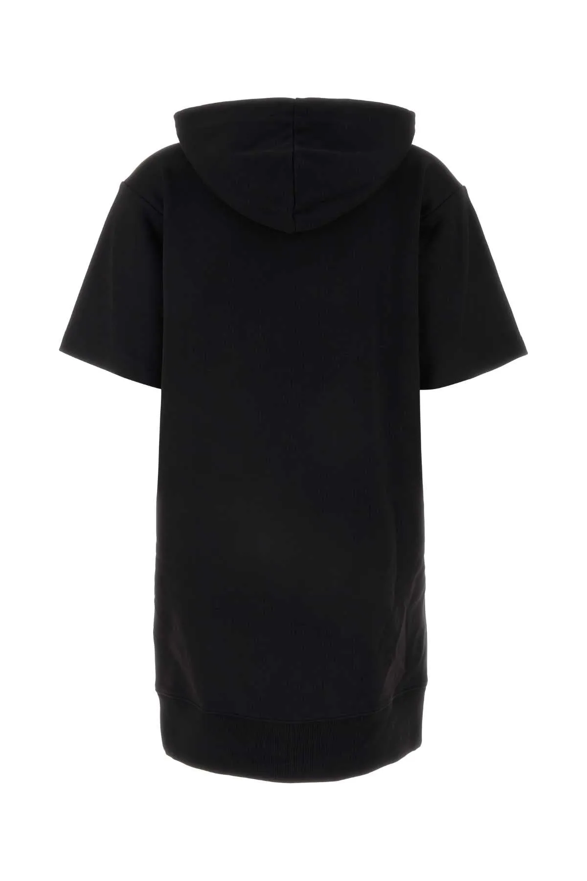 Michael By Michael Kors Black Cotton Sweatshirt Dress