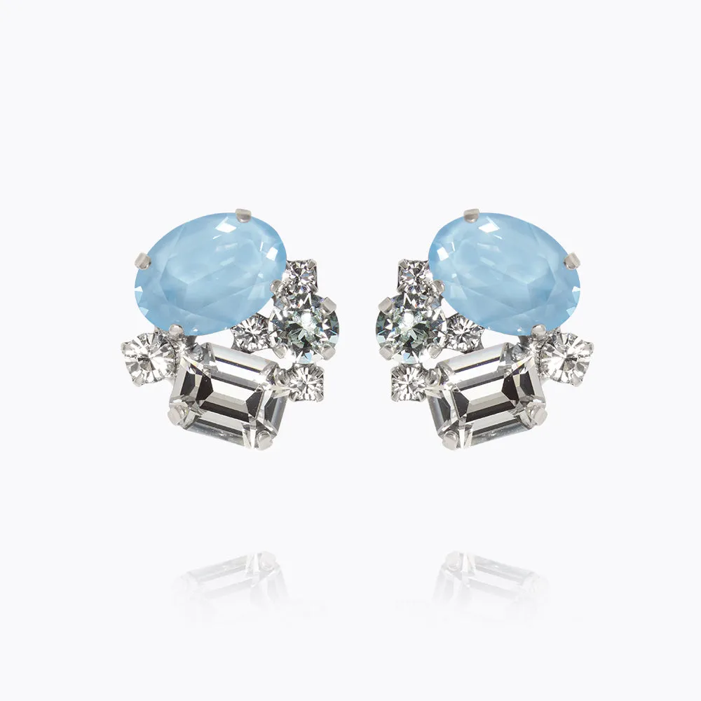 Mini Carolina Earrings / Sky Combo