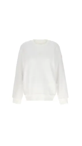 Moncler Logo Detailed Crewneck Sweatshirt - White