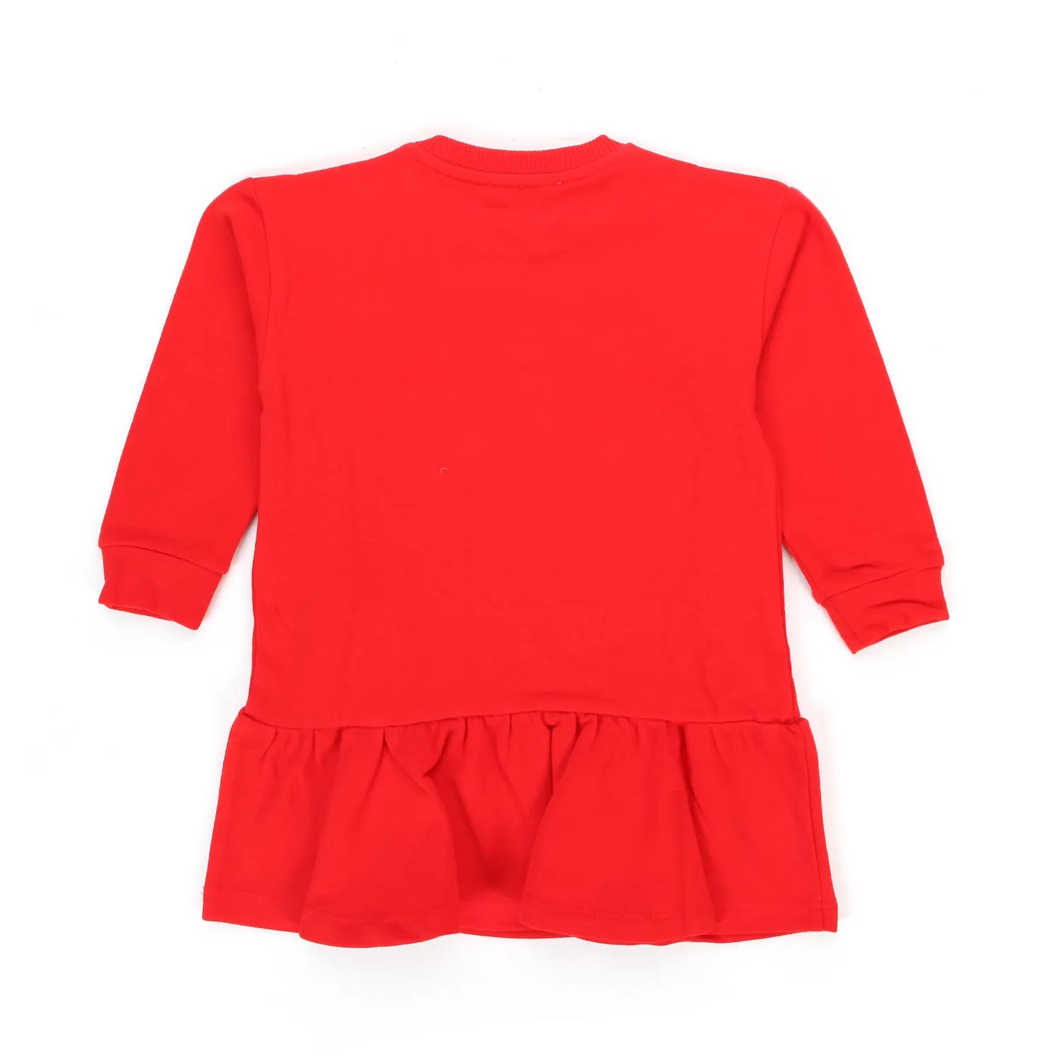 Moschino Mini Dress In Red Jersey For Baby Girl