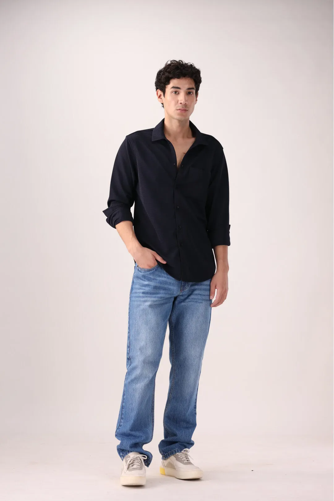 Navy Casual Shirt