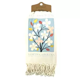 North Carolina Floral Dish Towel