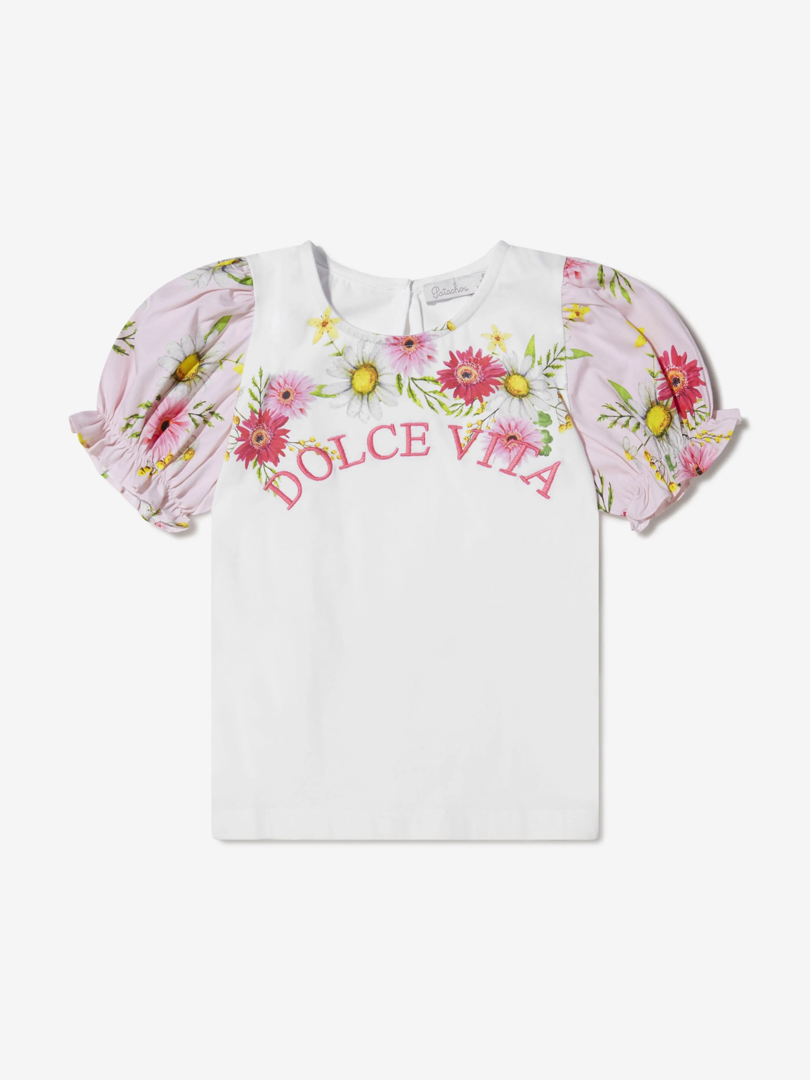 Patachou Girls Cotton Dolce Vita Floral T-Shirt