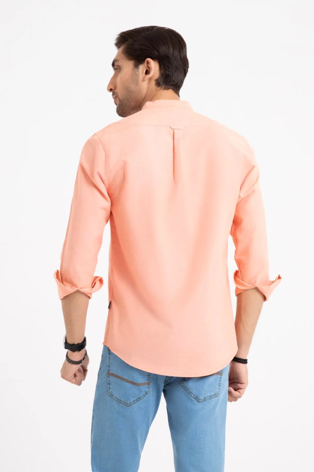 Peach Casual Shirt