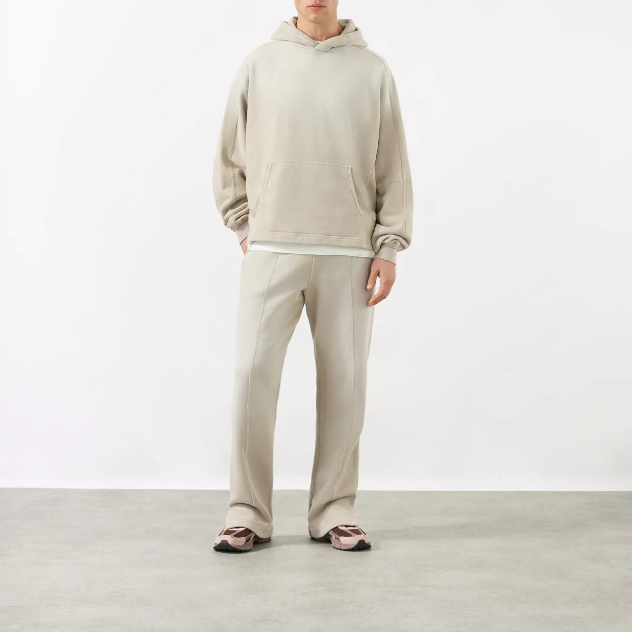 REPRESENT Step Hem Sweatpants - Beige