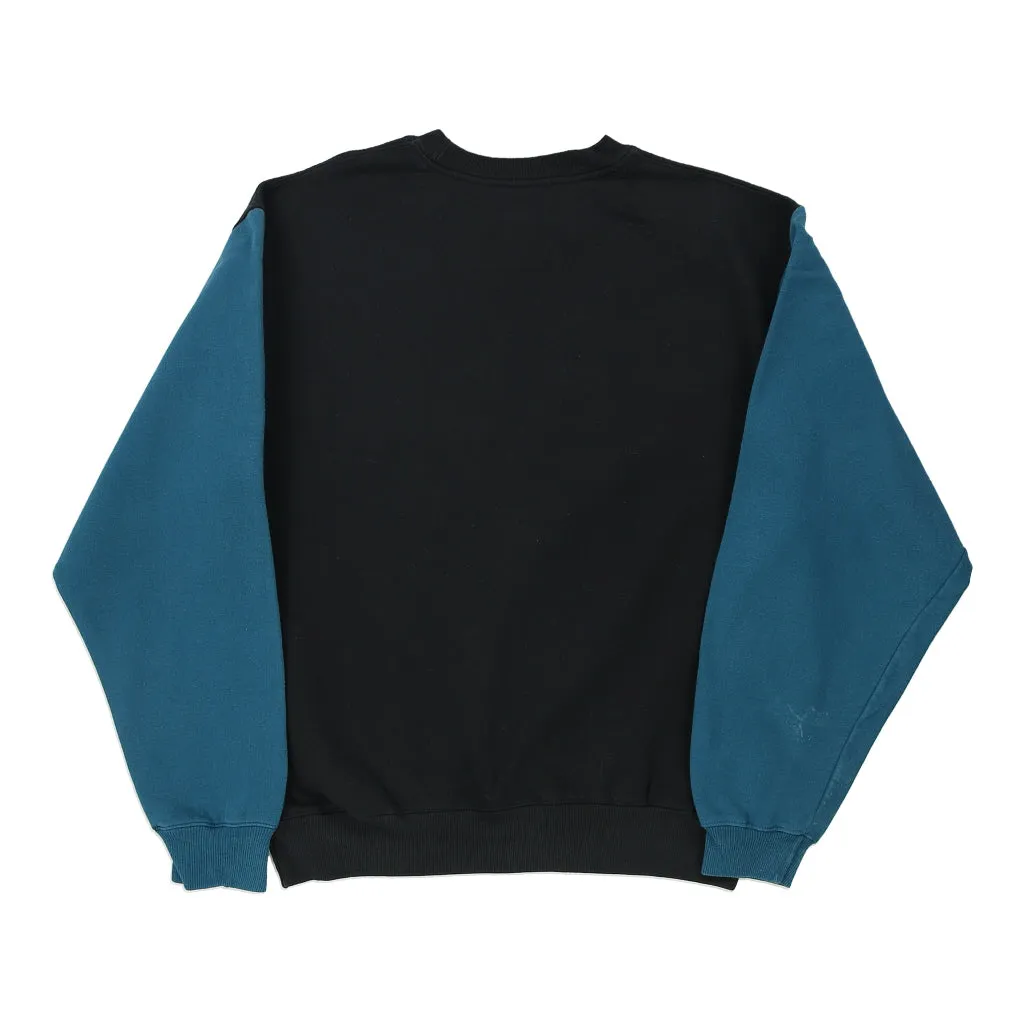 Reverse Weave Champion Sweatshirt - Medium Block Colour Cotton Blend