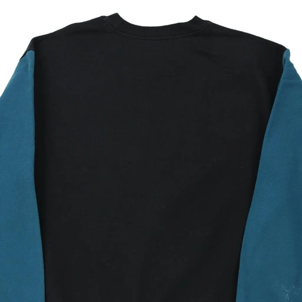 Reverse Weave Champion Sweatshirt - Medium Block Colour Cotton Blend