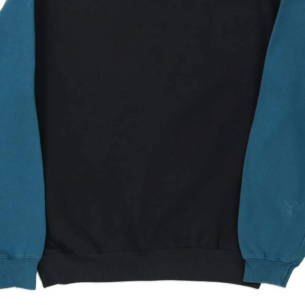 Reverse Weave Champion Sweatshirt - Medium Block Colour Cotton Blend