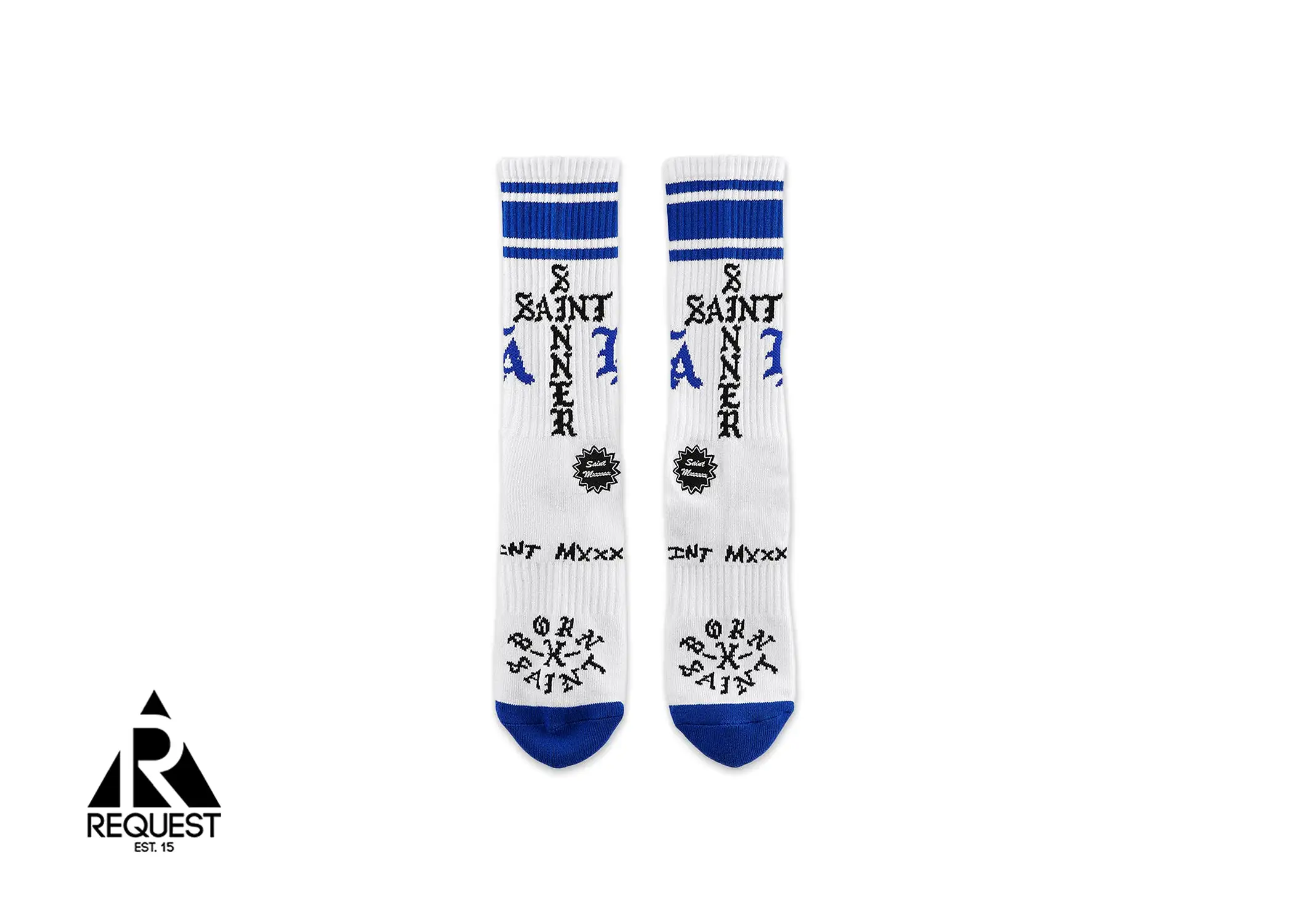 Saint Michael x Born & Raised Socks White