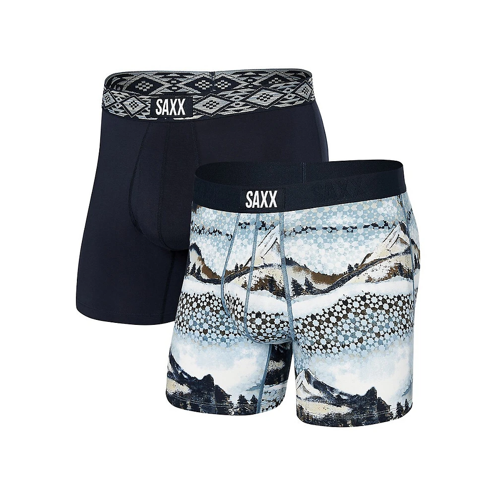 SAXX Underwear 2-Pack Ultra Super Soft Relaxed-Fit Boxer Briefs