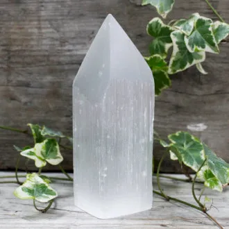 Selenite pencil point 15cm