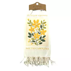 South Carolina Floral Dish Towel