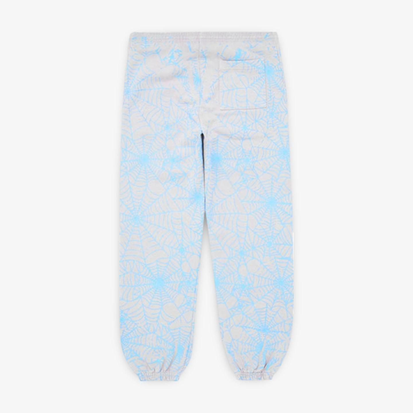 Sp5der 'AOP Web' Sweatpants Heather Grey FW23