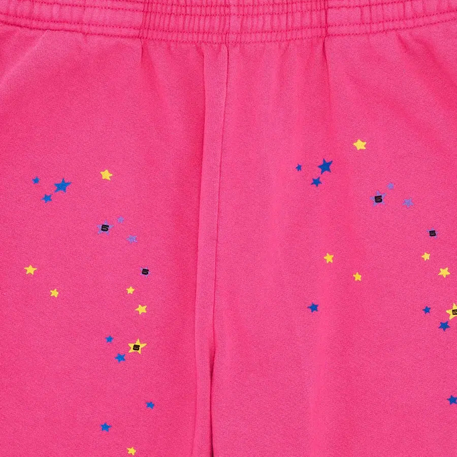 Sp5der 'P*NK V2' Sweatpants Pink FW23