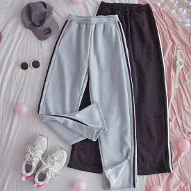 Split Plush Sweatpants BY63801