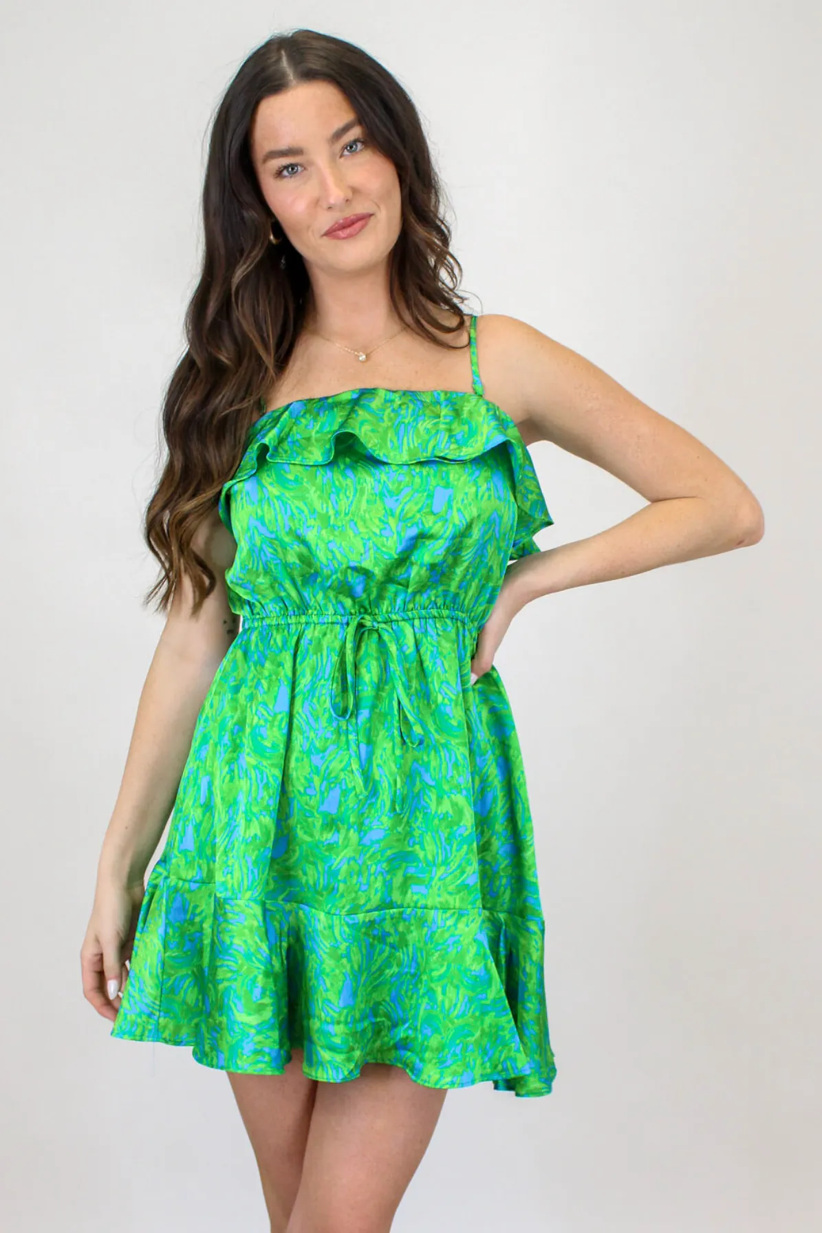 Spring Exotica Mini Dress