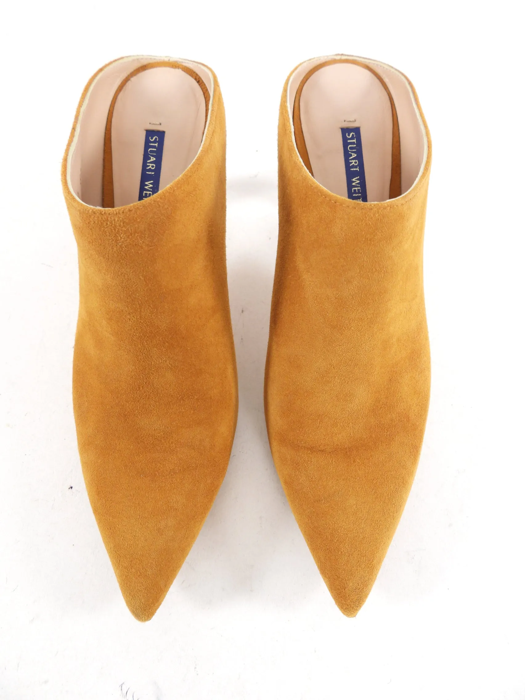 Stuart Weitzman Tan Suede Mule - 36.5