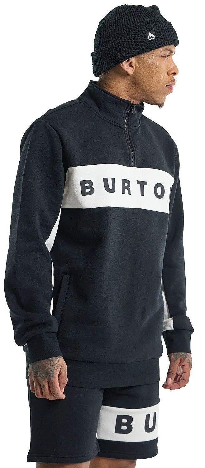 sweatshirt Burton Lowball Quarter-Zip Fleece - True Black - men´s