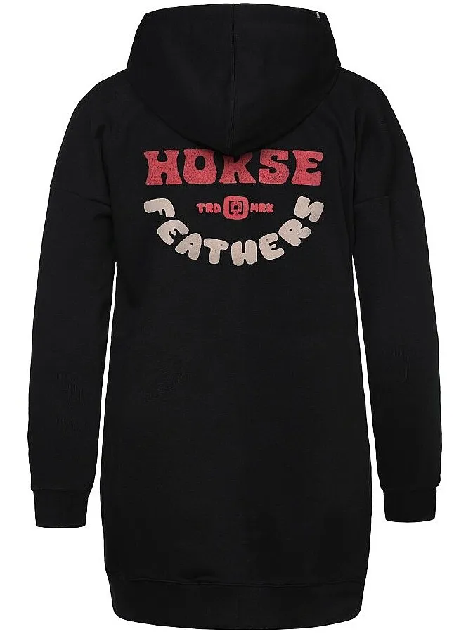 sweatshirt Horsefeathers Naava Zip - Black - women´s