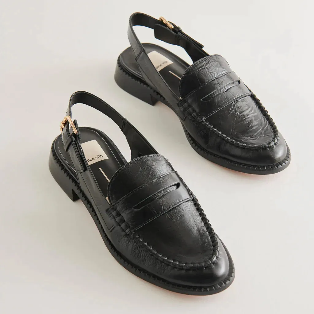 The Hardi Loafer by Dolce Vita - Midnight Crinkle Patent