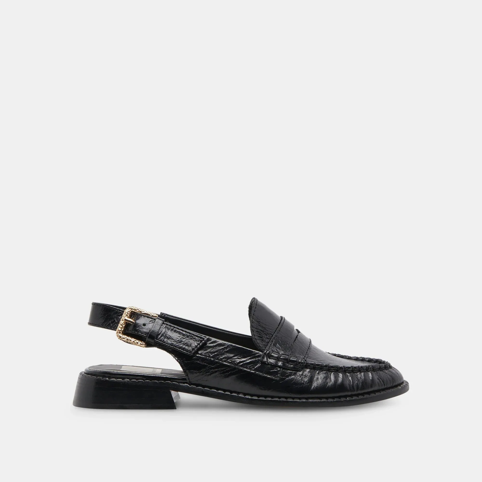 The Hardi Loafer by Dolce Vita - Midnight Crinkle Patent