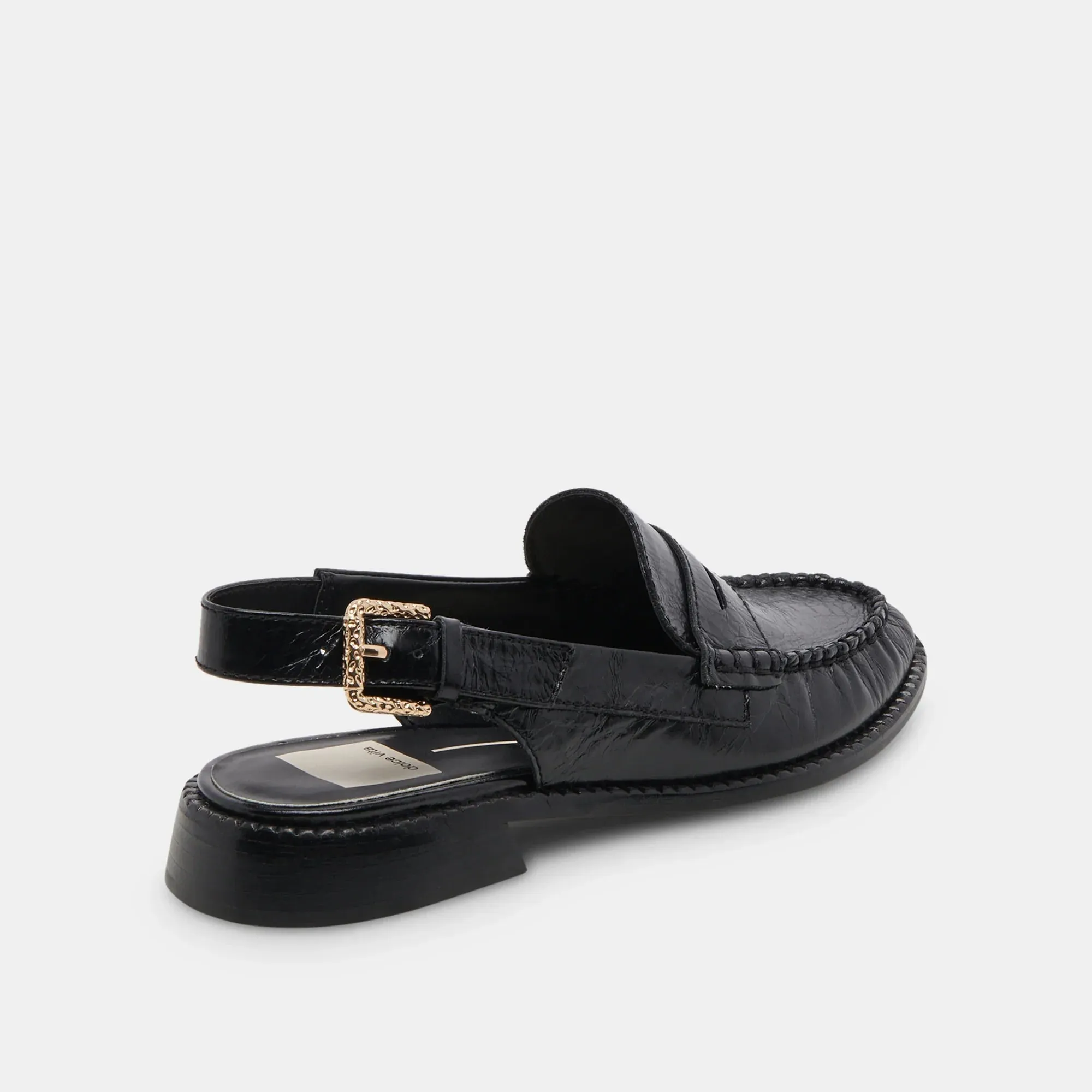 The Hardi Loafer by Dolce Vita - Midnight Crinkle Patent