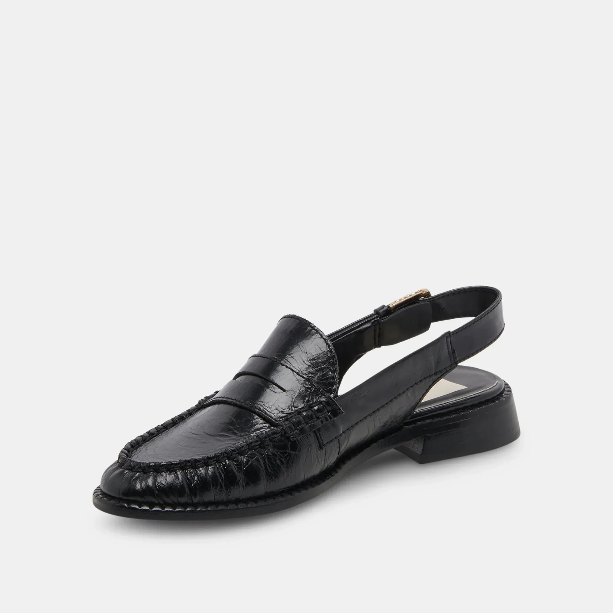 The Hardi Loafer by Dolce Vita - Midnight Crinkle Patent