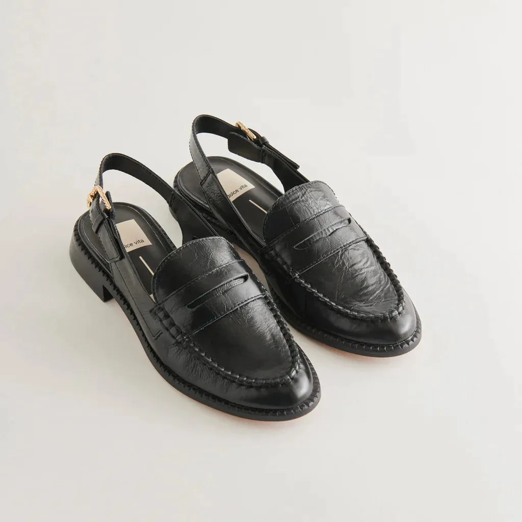 The Hardi Loafer by Dolce Vita - Midnight Crinkle Patent