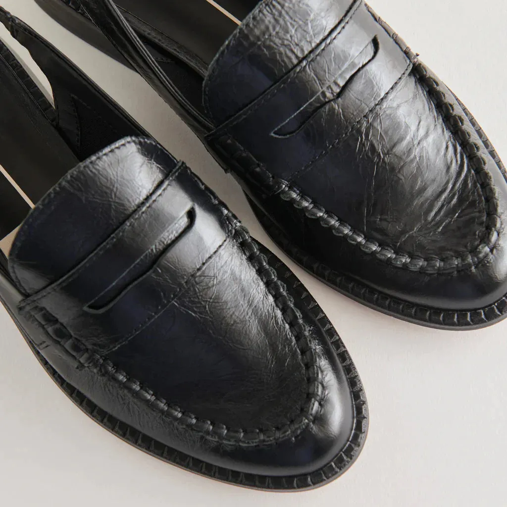 The Hardi Loafer by Dolce Vita - Midnight Crinkle Patent