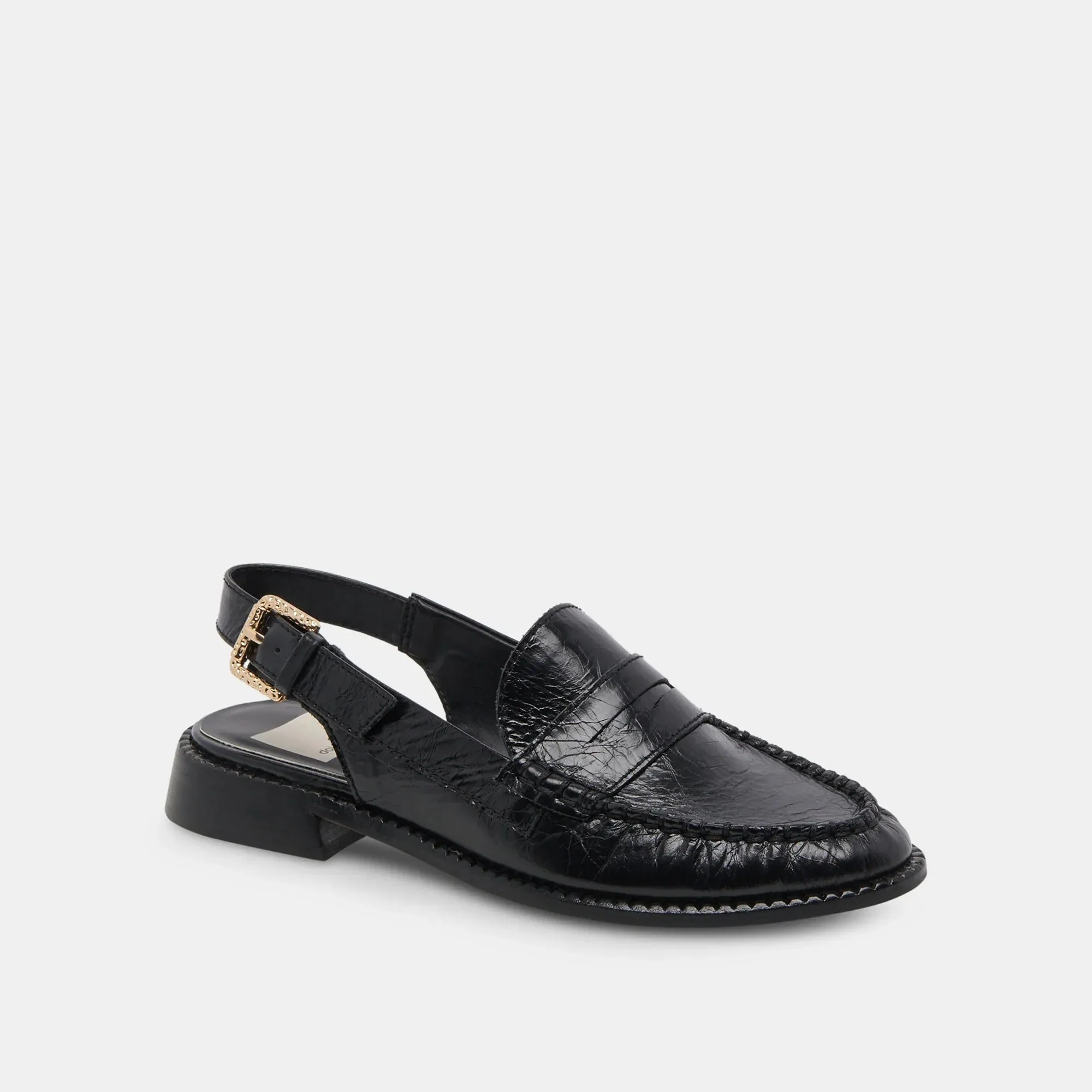 The Hardi Loafer by Dolce Vita - Midnight Crinkle Patent