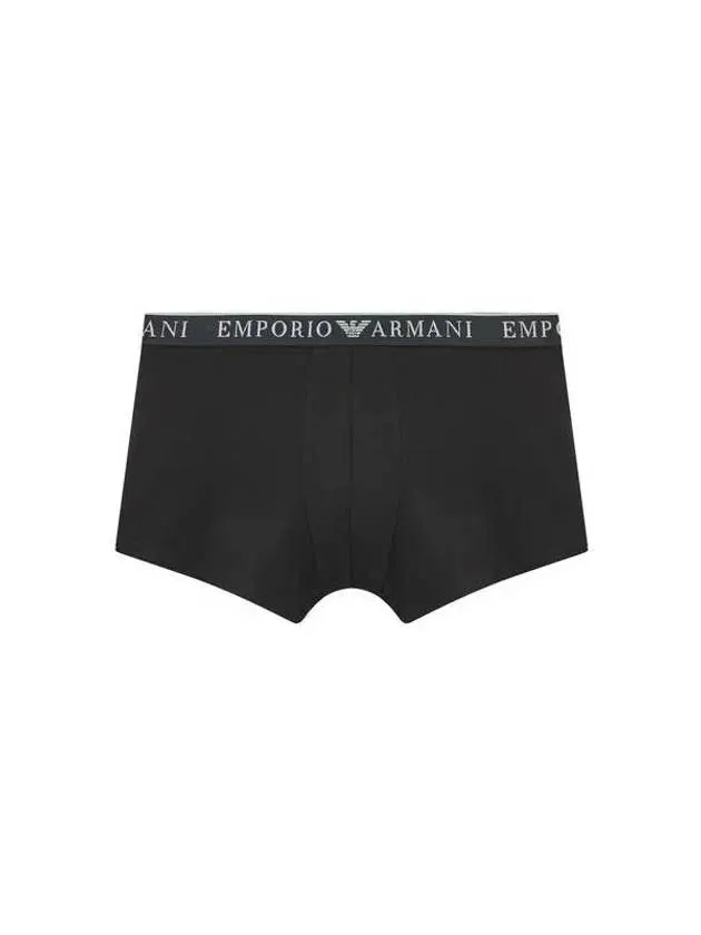 UNDERWEAR Overseas Station Season Big Chance 8 18 Men s Embroidered Logo Banding Drawn Black 271742