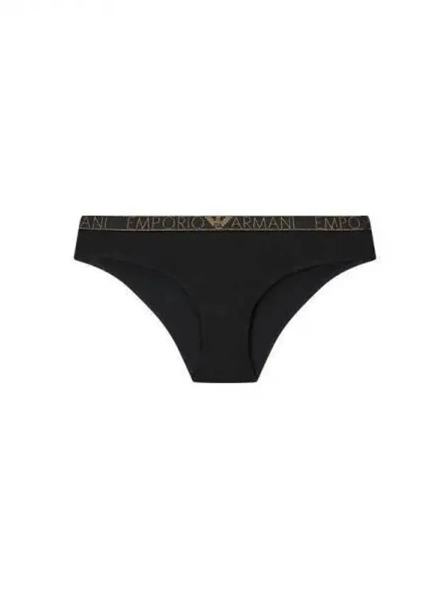 UNDERWEAR Overseas Station Season Big Chance 8 18 Women s Metal Logo Band Briefs Black 271105