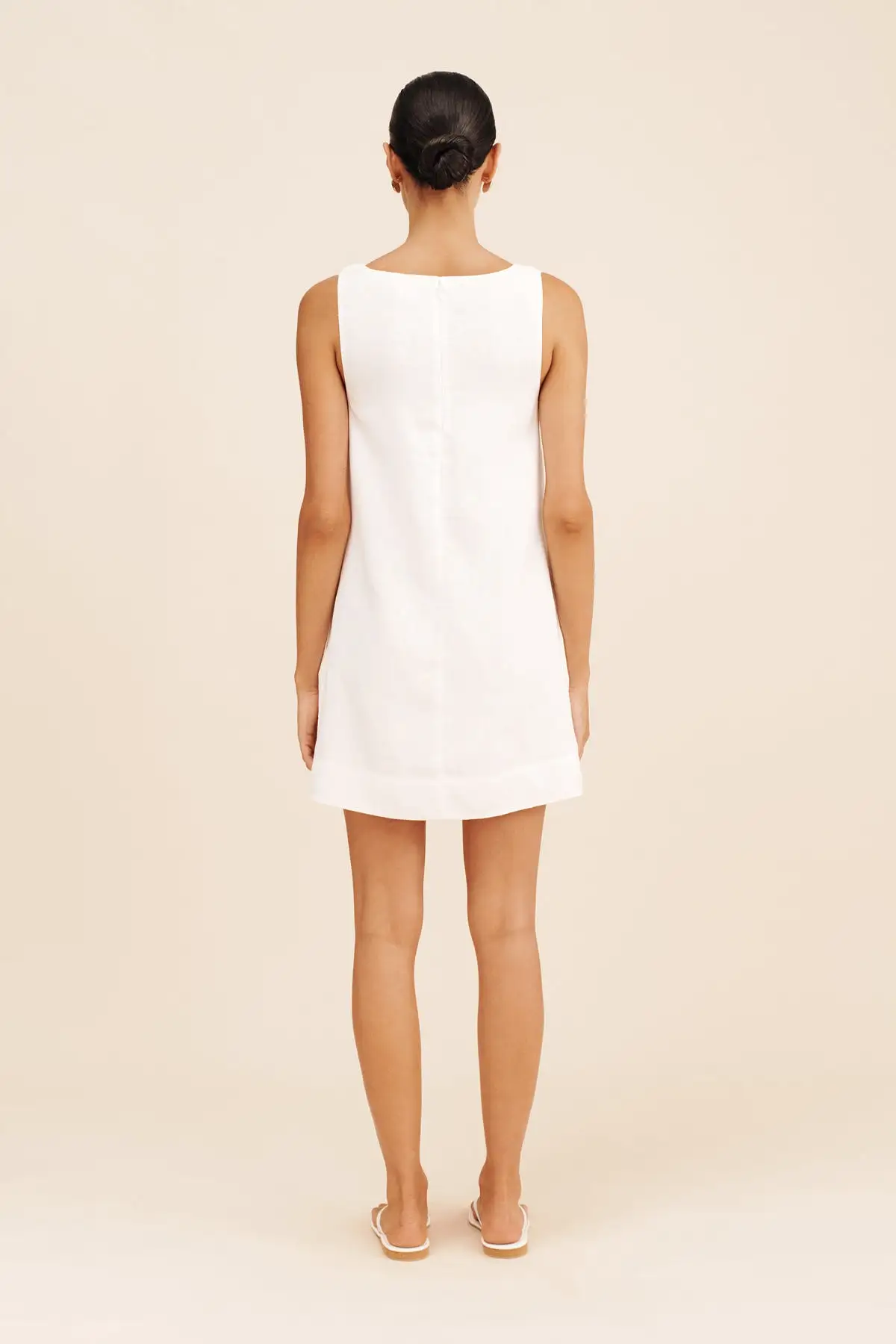 VAL MINI DRESS - IVORY