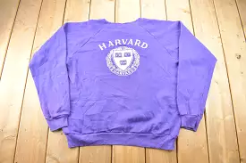 Vintage 1970s Harvard University Collegiate Champion Crewneck / Made In USA / Vintage Champion / Americana