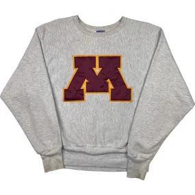 Vintage 90's Champion Reverse Weave Minnesota Sweatshirt Grey