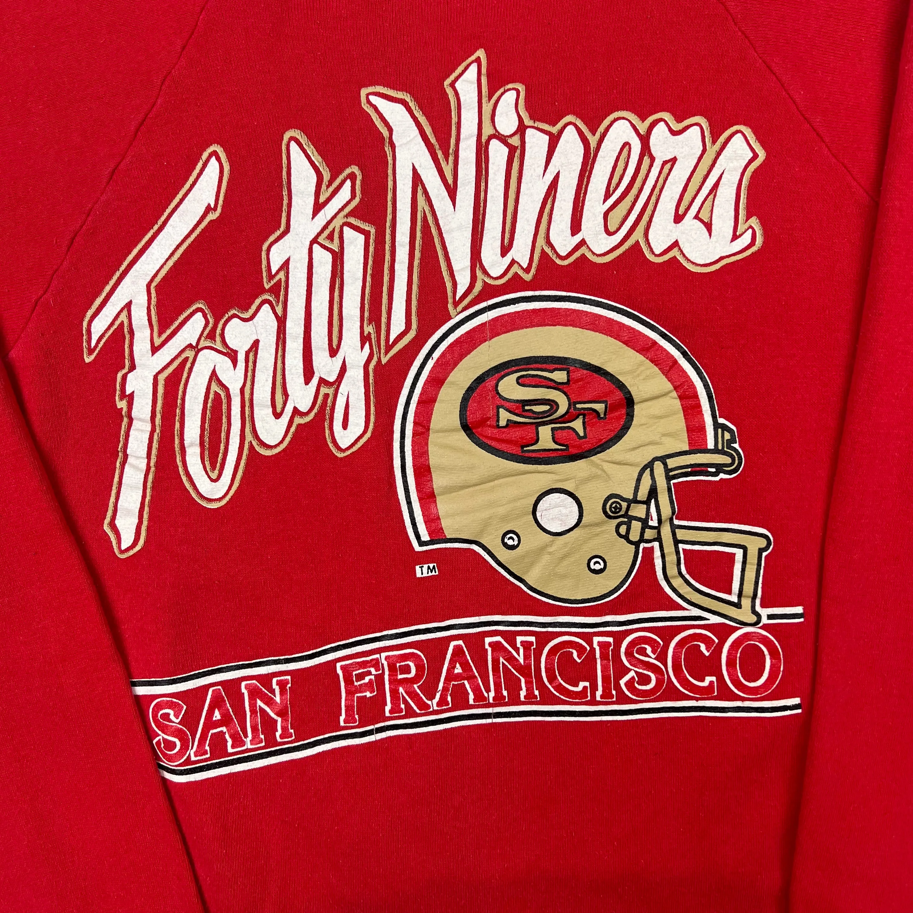 Vintage Champion 90's San Francisco 49ers Sweatshirt Red