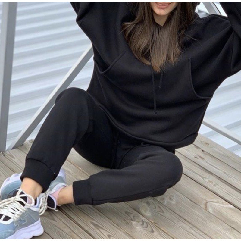 women Sweatpants Trousers Outfits Solid Casual Tracksuit