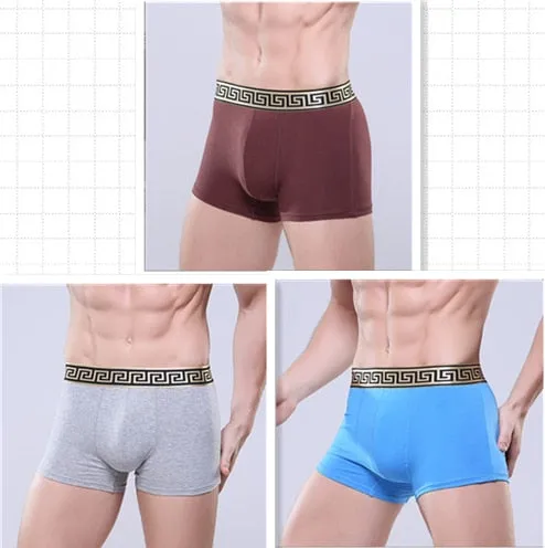 Xituodai 3pcs/lot wholesale price sexy men's underwear boxers Comfort multicolor boxers men cheap Asia size Hot sale