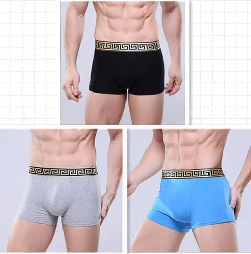 Xituodai 3pcs/lot wholesale price sexy men's underwear boxers Comfort multicolor boxers men cheap Asia size Hot sale