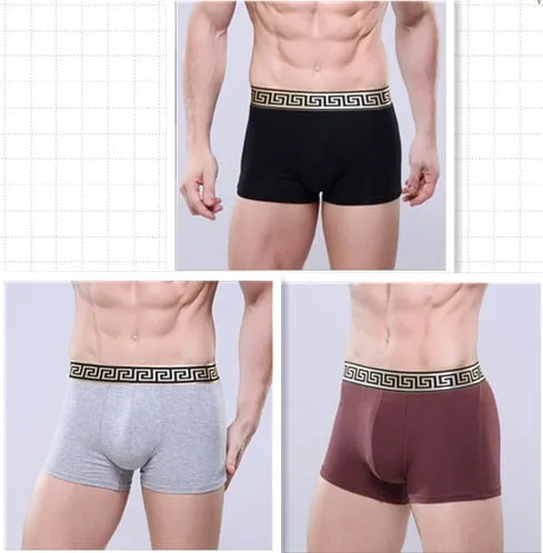 Xituodai 3pcs/lot wholesale price sexy men's underwear boxers Comfort multicolor boxers men cheap Asia size Hot sale